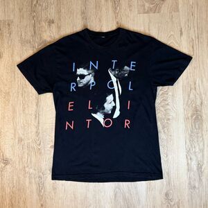 Interpol El Pintor North American Tour T-Shirt 2015 Black Small Band Tee